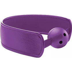 Ouch! Brace Ball Gag for Naughty Fun, One Size, Perfect Purple