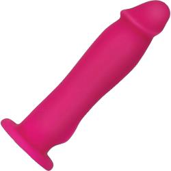 Adam and Eve Wild Ride with Power Boost Rechargeable Silicone Vibe, 7.5 Inch, Pink