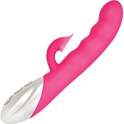 Evolved Instant O Silicone USB Rechargeable Vibrator, 8.5 Inch, Pink