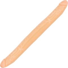 B Yours Realistic Double Dildo, 16 Inch, Beige
