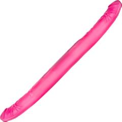 B Yours Realistic Double Dildo, 16 Inch, Pink
