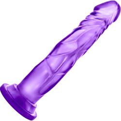 B Yours Sweet N Hard No 5 Harness Compatible Dildo, 7.5 Inch, Purple