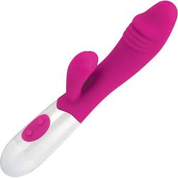 Twin Bliss Buzz 7 Function Rabbit Vibe, Pink