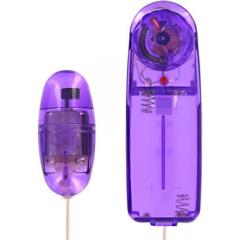 Trinity Vibes Super Charged Multispeed Egg with Remote, 2.25 Inch, Purple