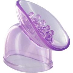 Wand Essentials Lily Pod Clitoral Attachment, 3.25 Inch, Playful Purple
