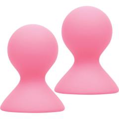 Icon Brands Nip-Pulls Silicone Nipple Pumps, One Pair, Pink