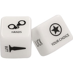 Ouch! Dice of Passion for Kinky Couples, Set of 2