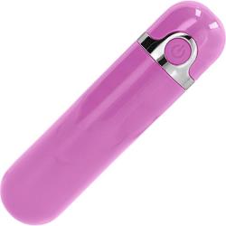 Simplicity Luc Rechargeable Turbo Power Bullet Vibrator, 3.5 Inch, Pink Simplicity Luc Rechargeable Turbo Power Bullet Vibrator, 3.5 Inch, Pink