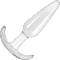 NS Novelties Jelly Rancher Smooth T Plug, 4.5 Inch, Clear