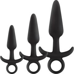 Renegade Mens Tool Kit with Silicone Plugs 3 Sizes,Black