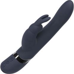 Fifty Shades Darker Rechargeable Oh My Rabbit Vibrator, 10 Inch, Black