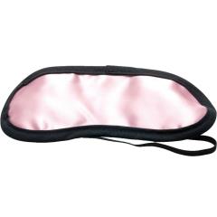 Sex Kitten Satin Eye Mask, One Size, Pink/Black