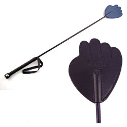 Rouge Garments Hand Riding Crop, 23.5 Inch, Black