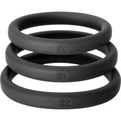 Perfect Fit Xact Fit Premium Silicone Ring Set Large to Extra Large 3 Rings Per Set