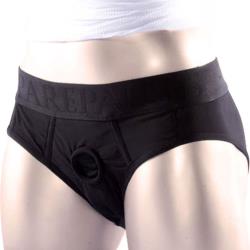 SpareParts Nylon Tomboi Underwear Harness, Extra Small, Black