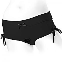 SpareParts Sasha Underwear Harness, Extra Small, Black