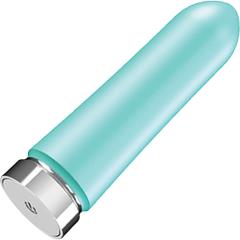 VeDO Bam Rechargeable Bullet Vibrator, 4 Inch, Turquoise