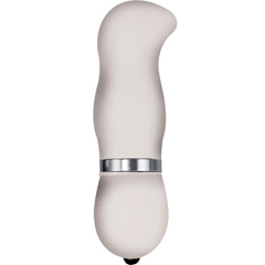 Ivory Satisfier G-Spot Vibrator, 4.25 Inch, White
