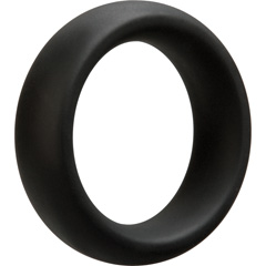 OptiMALE C-Ring Thick Silicone Cock Ring, 45 mm, Black