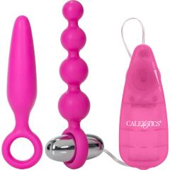 CalExotics Booty Call Booty Vibro Kit for Lovers, Pink