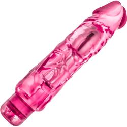 Naturally Yours Wild Ride Vibrating Dong, 9.25 Inch, Pink