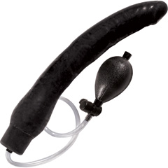 Ram Extra Large Realistic Inflatable Anal Dong, 12 Inch, Black