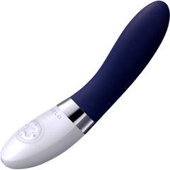 Lelo Liv 2 Waterproof Rechargeable G-Spot Silicone Vibe 7 Inch, Blue