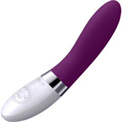 Lelo Liv 2 Waterproof Rechargeable G-Spot Silicone Vibe 7 Inch Plum