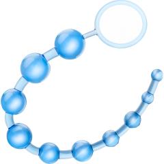 B Yours Basic Anal Beads, 12.75 Inch, Blue