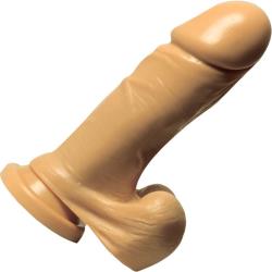 LifeForms Big Boy Dong with Balls and Suction Cup, 9 Inch, Flesh
