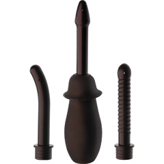 Nasstoys His and Hers Unisex Cleansing Douche, Black
