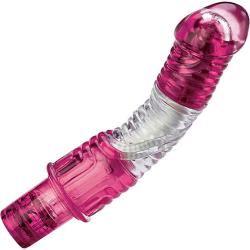 Orgasmalicious Jelly Pop Waterproof Bendable Vibrator, 6 Inch, Pink