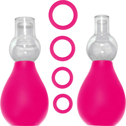 Ouch! Nipple Erector Set for Beginners, 6 Pieces, Pink