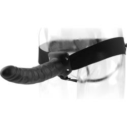 Fetish Fantasy Series Hollow Strap-On Dong, 8 Inch, Black