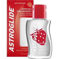 Astroglide Flavored Personal Lubricant, 2.5 fl.oz (74 mL), Sensual Strawberry