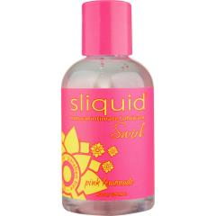 Sliquid Swirl Natural Intimate Glide, 4.2 fl.oz (125 mL), Pink Lemonade