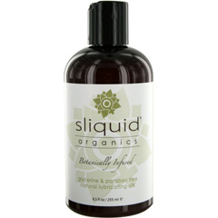 Sliquid Organics Silk Hybrid Water and Silicone Based Lubricant, 8.5 fl.oz (255 mL)