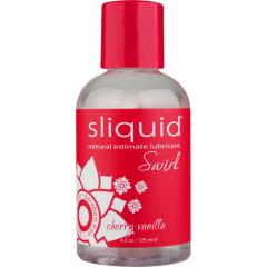 Sliquid Swirl Natural Intimate Glide, 4.2 fl.oz (125 mL), Cherry Vanilla