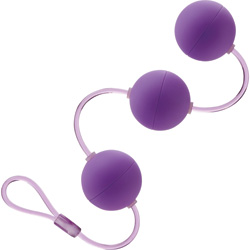 CalExotics First Time Love Balls Triple Lover, 1.25 Inch Diameter, Purple
