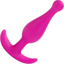 CalExotics Booty Call Booty Rocker Silicone Anal Plug, 4 Inch, Pink