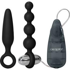CalExotics Booty Call Booty Vibro Kit for Lovers, Black