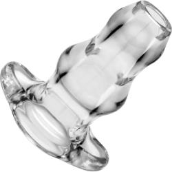 Perfect Fit Double Tunnel Plug, 4.5 Inch, Clear