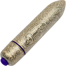 Rocks-Off RO-80mm 7 Speed Vibrating Bullet, 3.25 Inch, Golden Passion