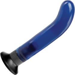 Wall Bangers G-Spot Vibrator, 8.25 Inch, Blue