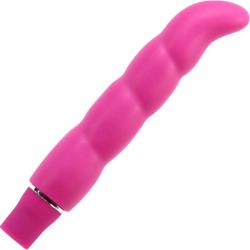 Luxe Purity G Silicone G-Spot Vibrator, 6.25 Inch, Pink
