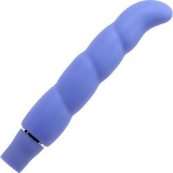 Luxe Purity G Silicone G-Spot Vibrator, 6.25 Inch, Periwinkle