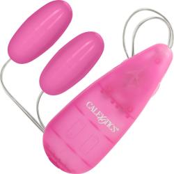 Pocket Exotics Vibrating Double Passion Bullets, 2.25 Inch, Pink