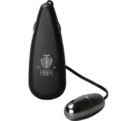 Trinity Vibes Silver Egg Personal Vibrator, 2 Inch