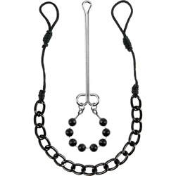 Nipple and Clit Jewelry Fetish Fantasy Limited Edition, Black