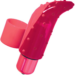 Frisky Finger Massager - G Spot Vibrator, 3 Inch, Pink